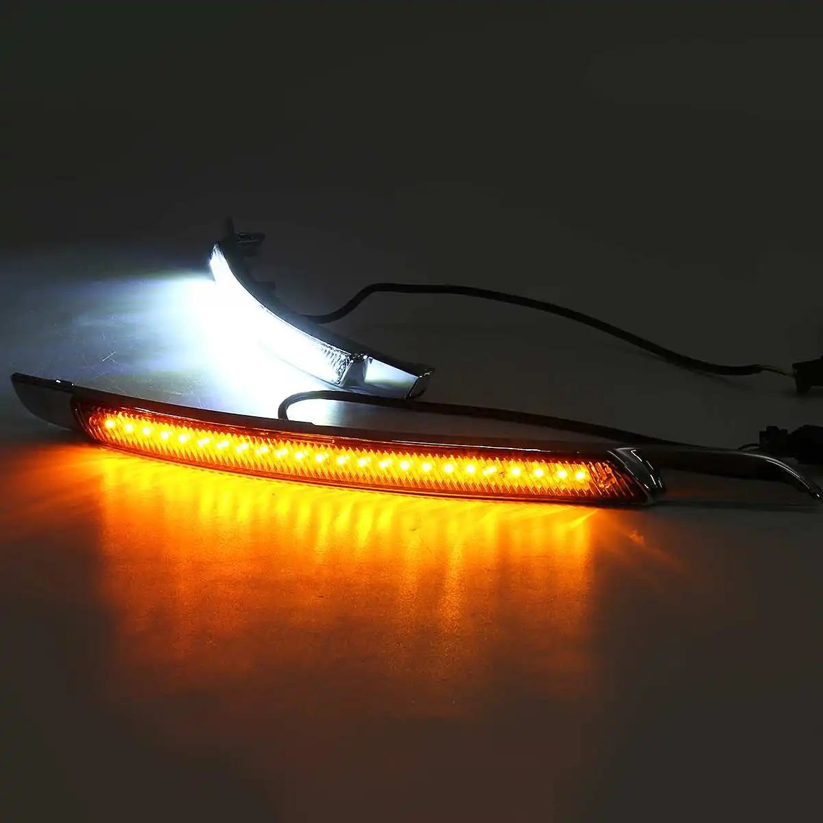 Автомобильные светодиодные дневные ходовые огни светильник с поворотник Drl для