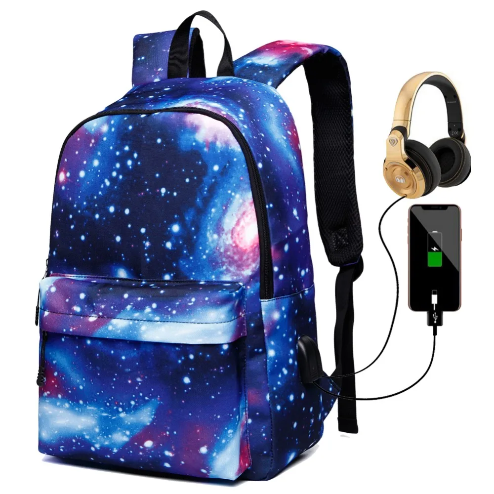 Женские рюкзаки, usb зарядка, брезентовый Рюкзак, школьные сумки для подростков, мальчиков и девочек, Большой Вместительный рюкзак для путешествий, мужской рюкзак