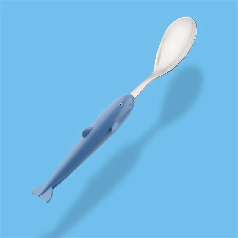 Детская посуда из нержавеющей стали 1 шт. детская ложка вилка столовые приборы с