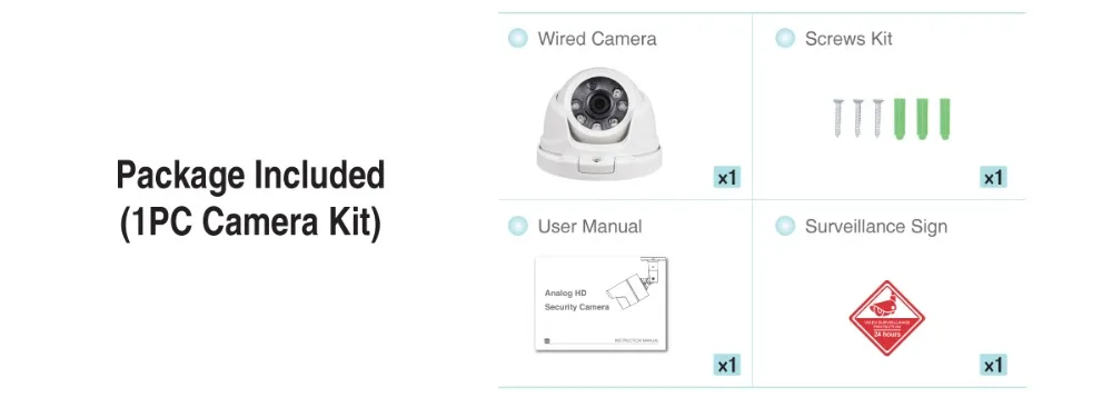 Tonton 1080P HD 2.0MP купольная Hi-resolution CCTV камера безопасности с 100ft ночного видения Водонепроницаемая для 1080P FULL HD DVR системы