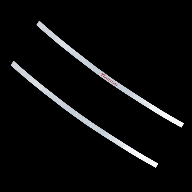 

For Hyundai Tucson 2015 2016 2017 Stainless steel Chrome Car Back door trim sticker strip Garnish Car Styling Accessories 1pcs
