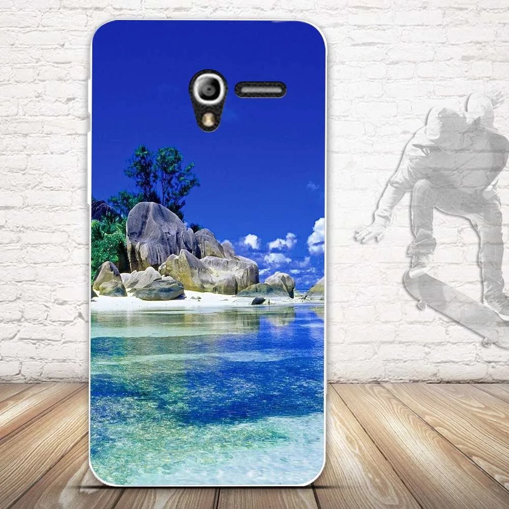 Мягкий ТПУ чехол для Alcatel OneTouch pixi 3 4 0 4013 4050 силиконовый дюйма 4013X 4013D | Мобильные