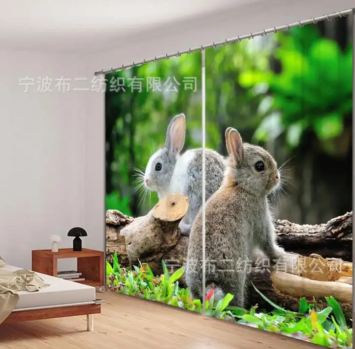 

kids Bedroom Curtains Luxury Blackout 3D Window Curtains For Living Room Customized size Drapes Cortinas Rideaux Cushion cover