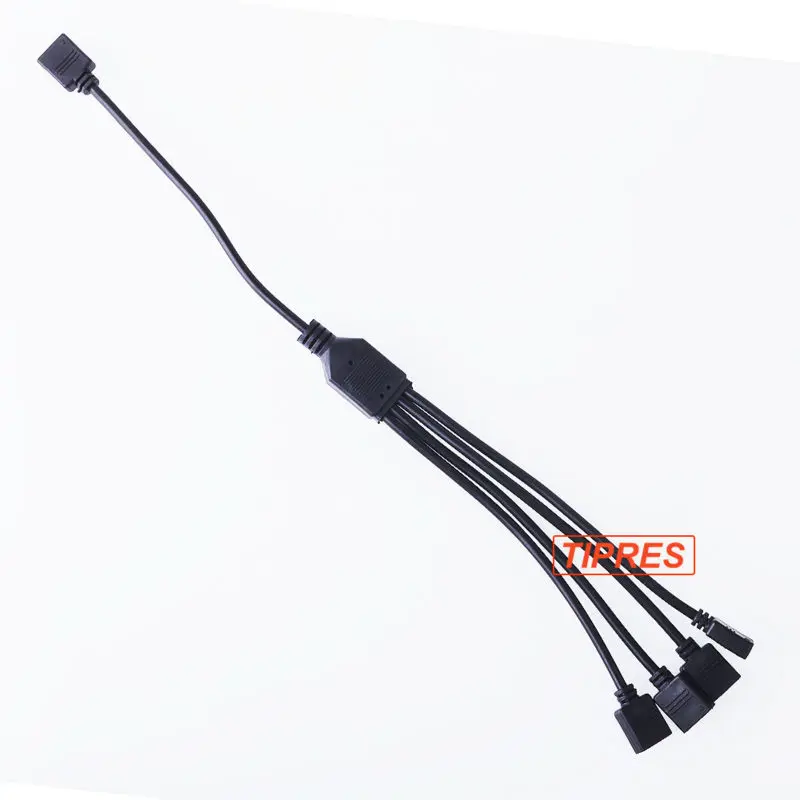 4 Pin коробка передач с соединительный кабель для светодиодной отклонения в