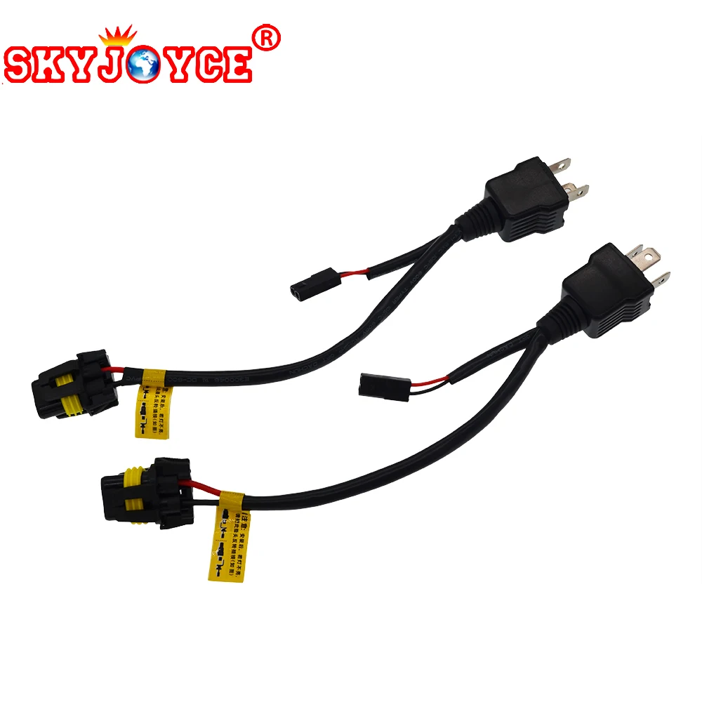 SKYJOYCE 1 пара H4 контроллер Реле Жгут проводов легко реле для h4 9003 HB2 Высокая Низкая