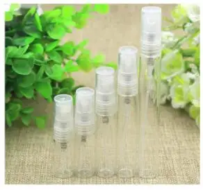 Light Green 100 шт./лот 2 мл 3 мл 5 мл 7 мл 10 мл бутылка с распылителем бутылка с насосом для путешествий многоразовая стеклянная бутылка для духов с распылителем - Цвет: Light Green