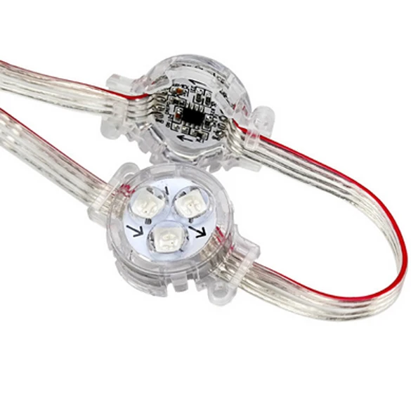 DC12V 30 мм IP67 водонепроницаемый наружный светодиодный пиксельный полноцветный