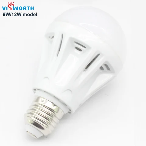 (6 шт.) Светодиодные лампы VisWorth E27 2-12Вт тёплый/холодный белый свет