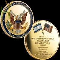 sample order limited edition jerusalem united states embassy trump challenge coin