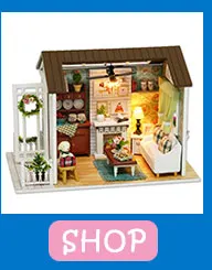 Мини muñeca Casa de игрушка "сделай сам" miniatura 3D de casa de muñecas de madera из miniatura muebles regalo театр V1-V3