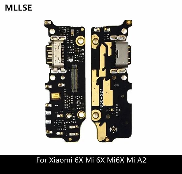 Для Xiao mi 6X mi 6X mi 6X mi A2 USB док-станция разъем PCB зарядное устройство порт плата ленточный USB гибкий кабель с микрофоном
