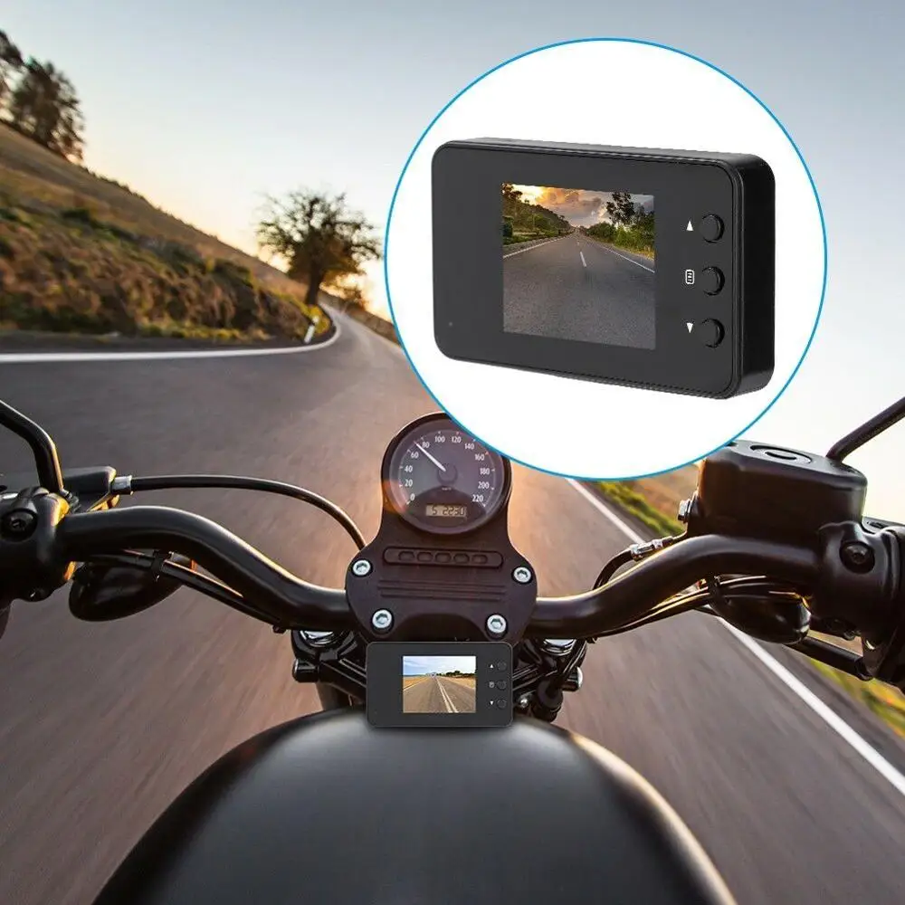 Акция 500 шт.! Все новые 720 P мотоцикл велосипед автомобиль 3 &quotlcd действие двойная
