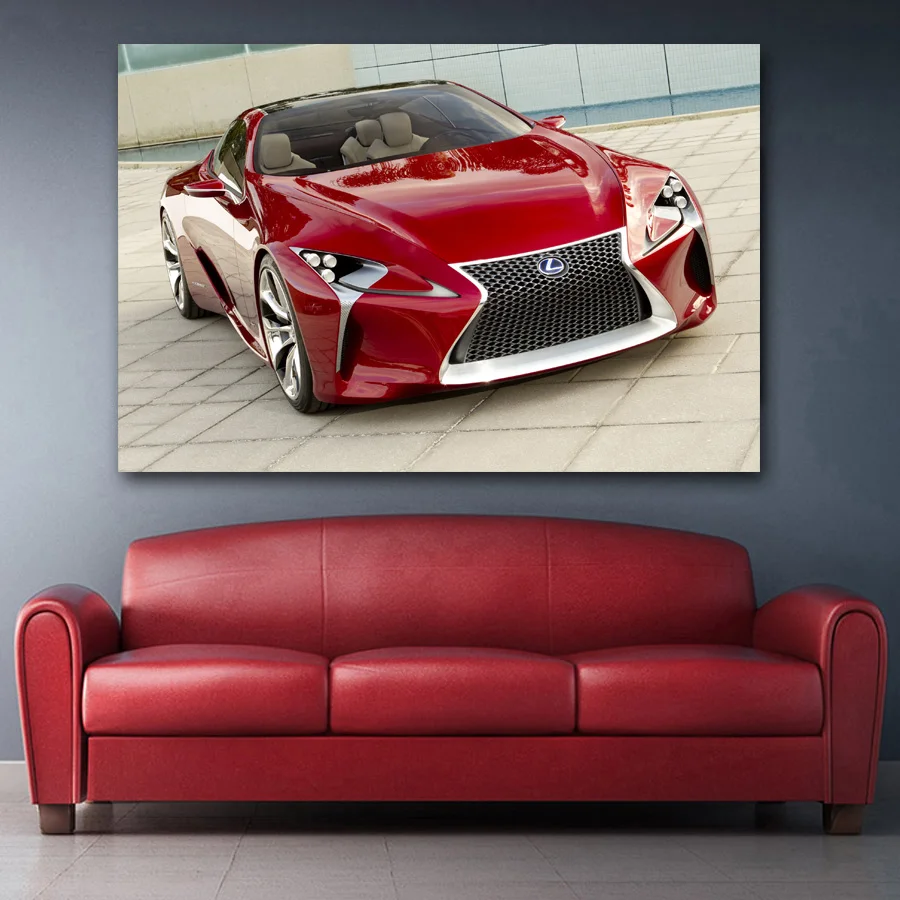 Lexus LF LC Sport Coupe Concept Supercar настенные художественные плакаты на холсте картины для
