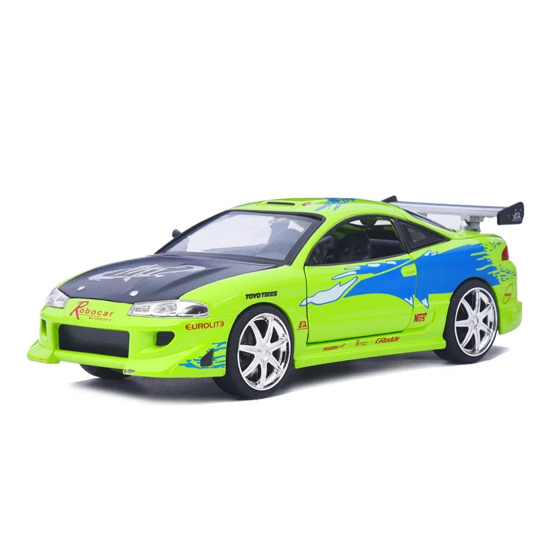 1:24 литые модели автомобилей автомобили из сплава gld3 Coche игрушки для детей Mitsubishi