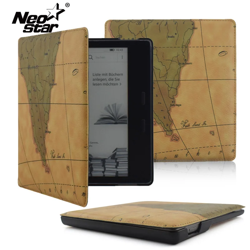 Кожаный чехол NEO STAR для Kindle Oasis 2017 7 0 защитный электронного Ридера с функцией