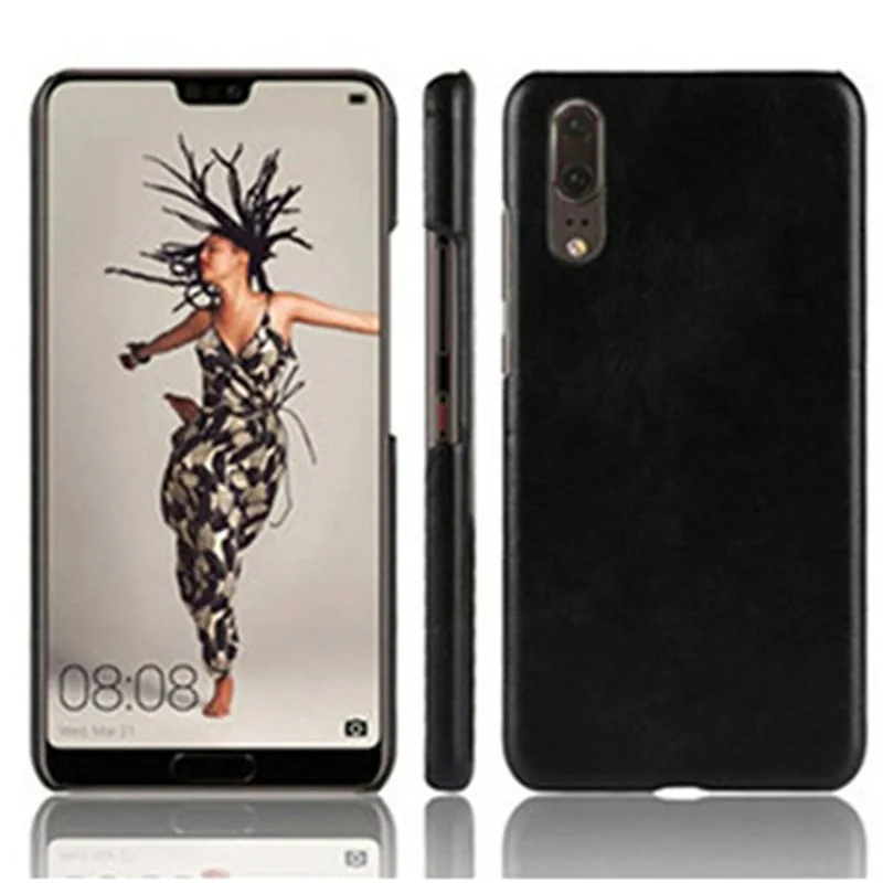 For Huawei P20 Pro phone bag case Luxury Vintage Skin PU leather Protective Case Cover lite | Мобильные телефоны и