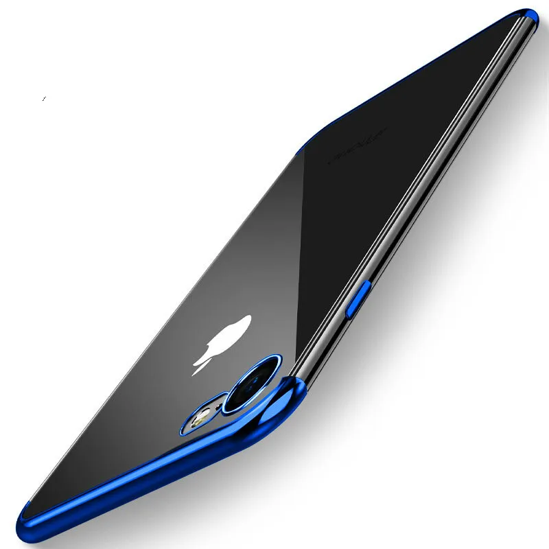 Для iPhone X Xs XR Max 6 S s 6Plus 6SPlus 7 Plus 8Plus ультра тонкий чехол с красочным покрытием