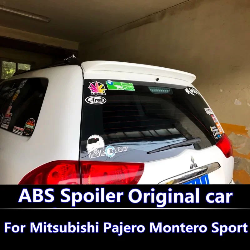 Для Mitsubishi Pajero Montero Sport 2010 2016 спойлер высокого качества ABS пластик Неокрашенный