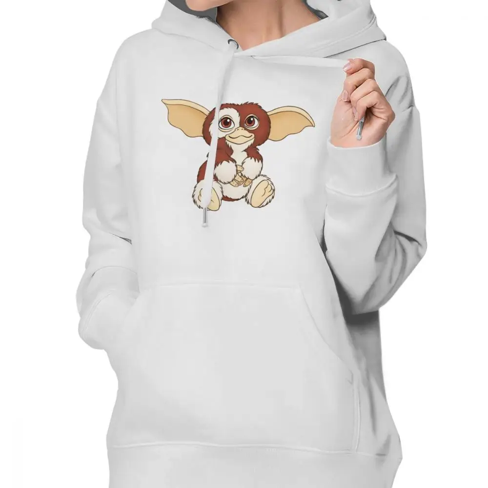 Mogwai Gremlins Толстовка Gizmo толстовки уличная хлопковая толстовка женская Kawaii с длинным рукавом Графический негабаритный серый пуловер Толстовка