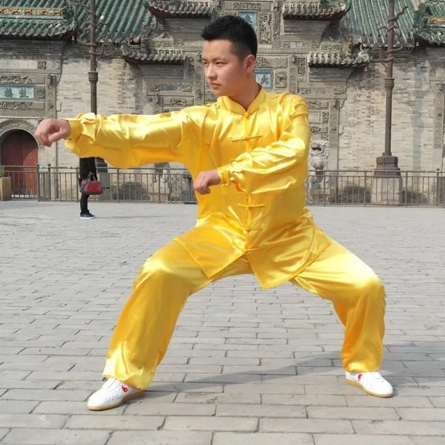 Китайская Униформа кунг фу тай чи винтажный костюм для боевых действий униформа