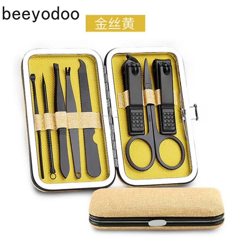 Маникюрный педикюр набор для ухода за ногтями 8 шт. Резак кусачки кутикулы Набор