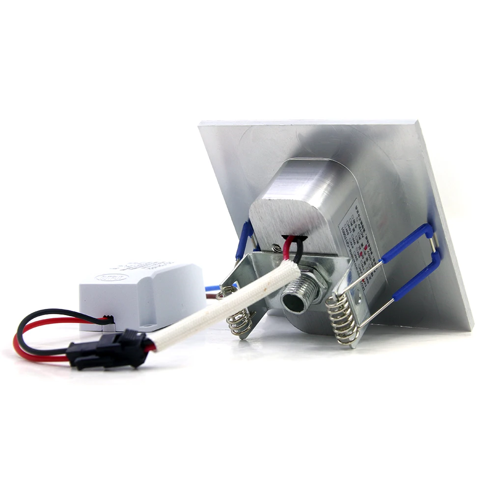 1 Вт круглый/квадратный Встраиваемый светодиодный настенный светильник ножной