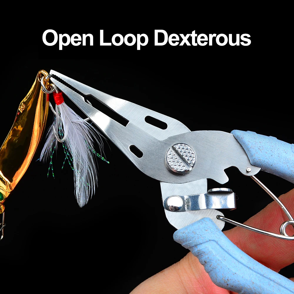 Многофункциональные рыболовные плоскогубцы ножницы из нержавеющей стали резаки