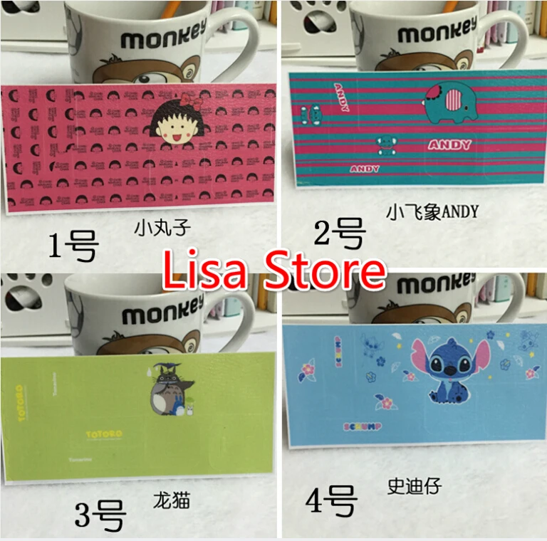 Бесплатная доставка 100 шт. 360 градусов окружающая 3D наклейка с мультфильмом для