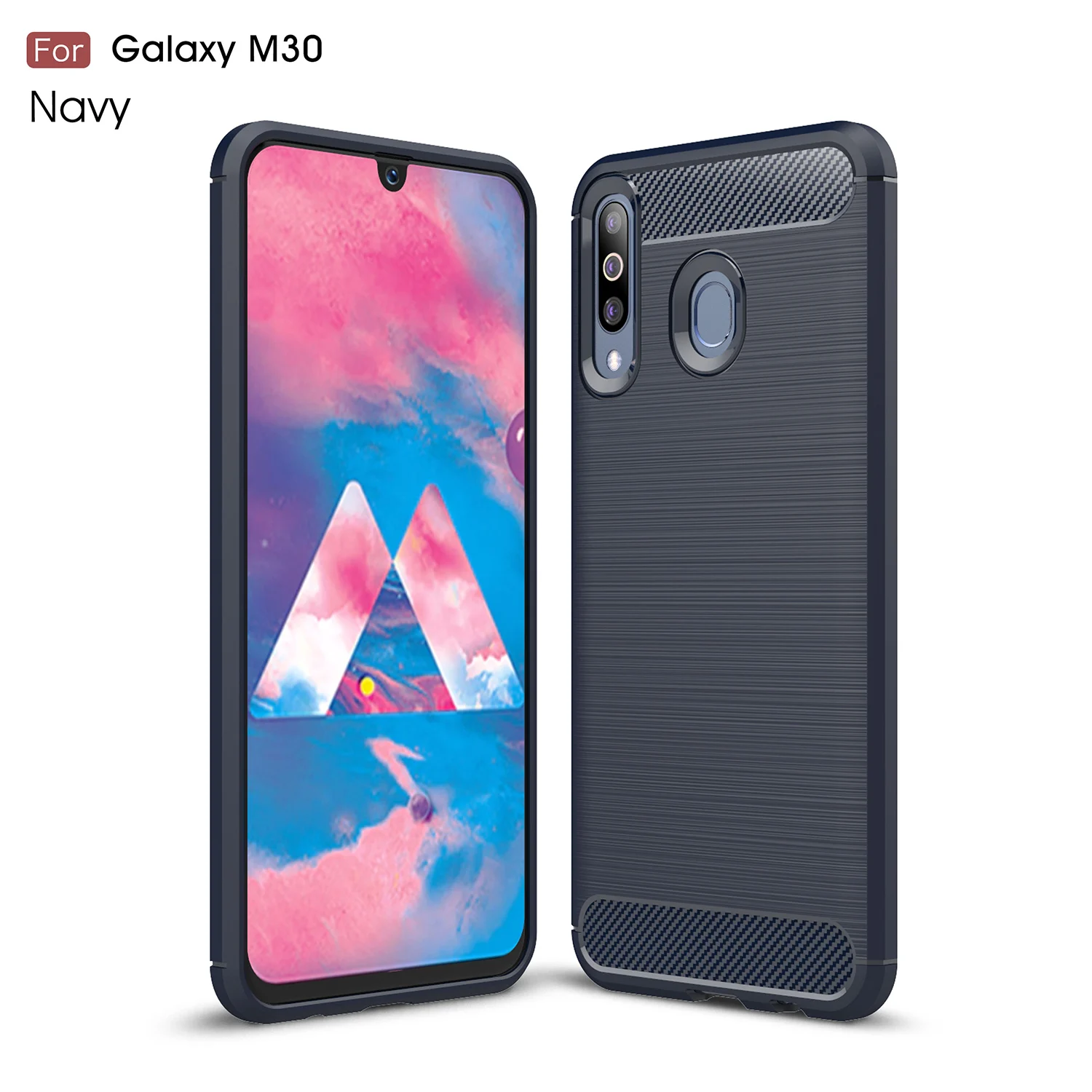Чехол для Samsung Galaxy M20 M10 M30 силиконовый чехол из ТПУ Ультратонкий Мягкий матовый