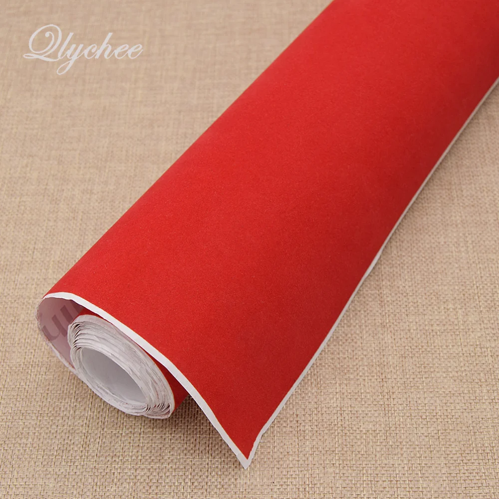 Новое поступление 2 м разноцветная флокирующаяся самоклеящаяся ткань Фотосумка