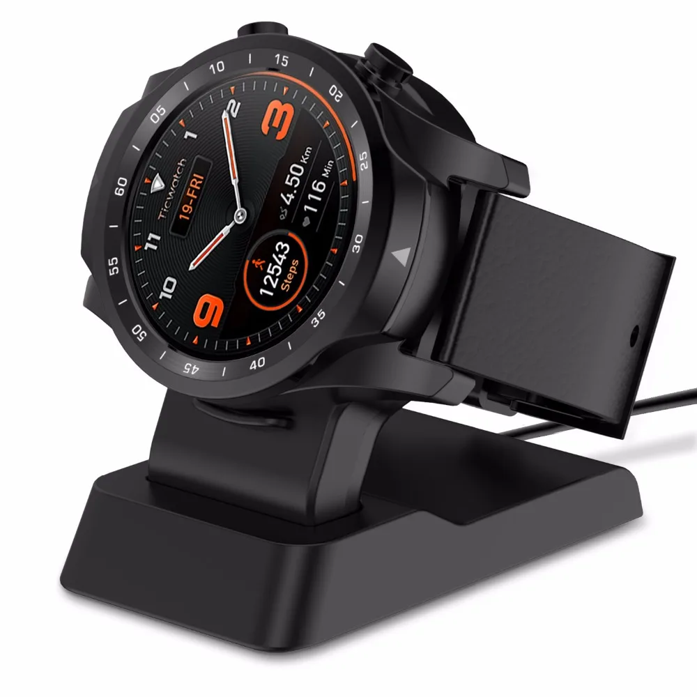 Подставка для зарядки Ticwatch Pro, сменная Подставка для зарядки, Подставка для зарядки, держатель для док-станции, совместимый с Ticwatch Pro