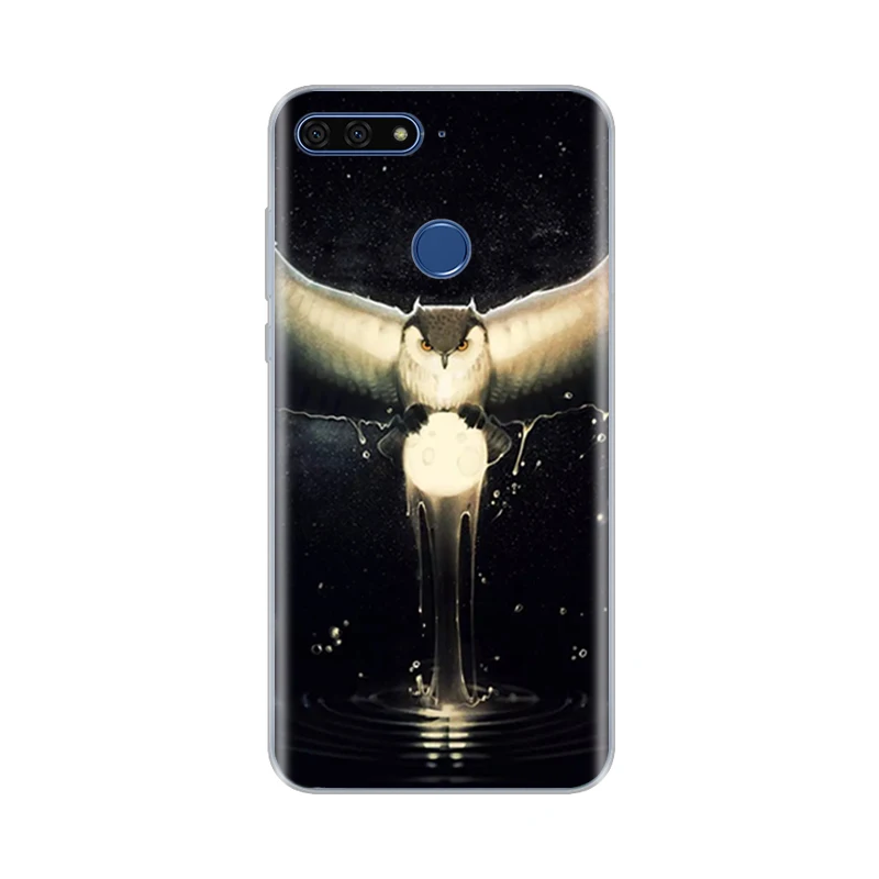 Для huawei Honor 7A pro 5,7 дюймов AUM-L29 Чехол Мягкий Силиконовый ТПУ для телефона задняя крышка 360 Защитный чехол для huawei Honor 7A pro 7aPRO