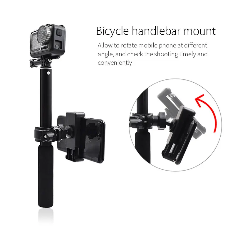 Штатив для камеры DJI osmo action/Gopro Hero 7 6 5 4 3 SJCAM Xiao mi Yi 4K Go Pro аксессуары селфи Палка с