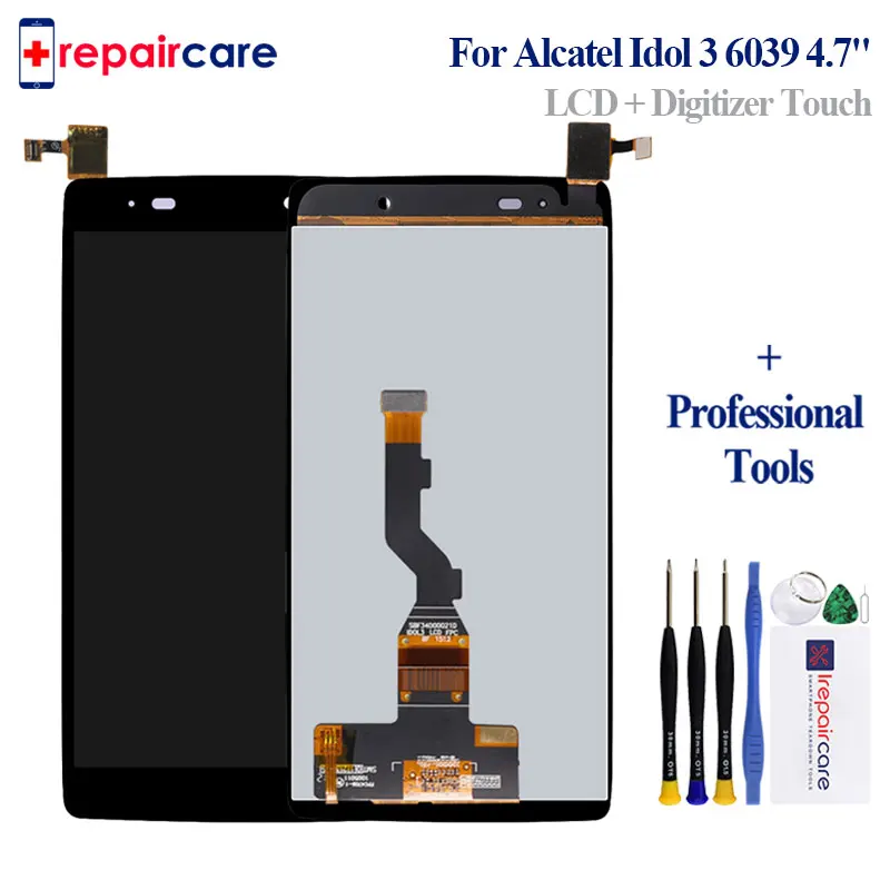 

ЖК-дисплей с диагональю 4,7 дюйма и фотоэлементами для Alcatel One Touch Idol 3 LTE 6039 6039A 6039K 6039Y 6039J 6039S ремонт