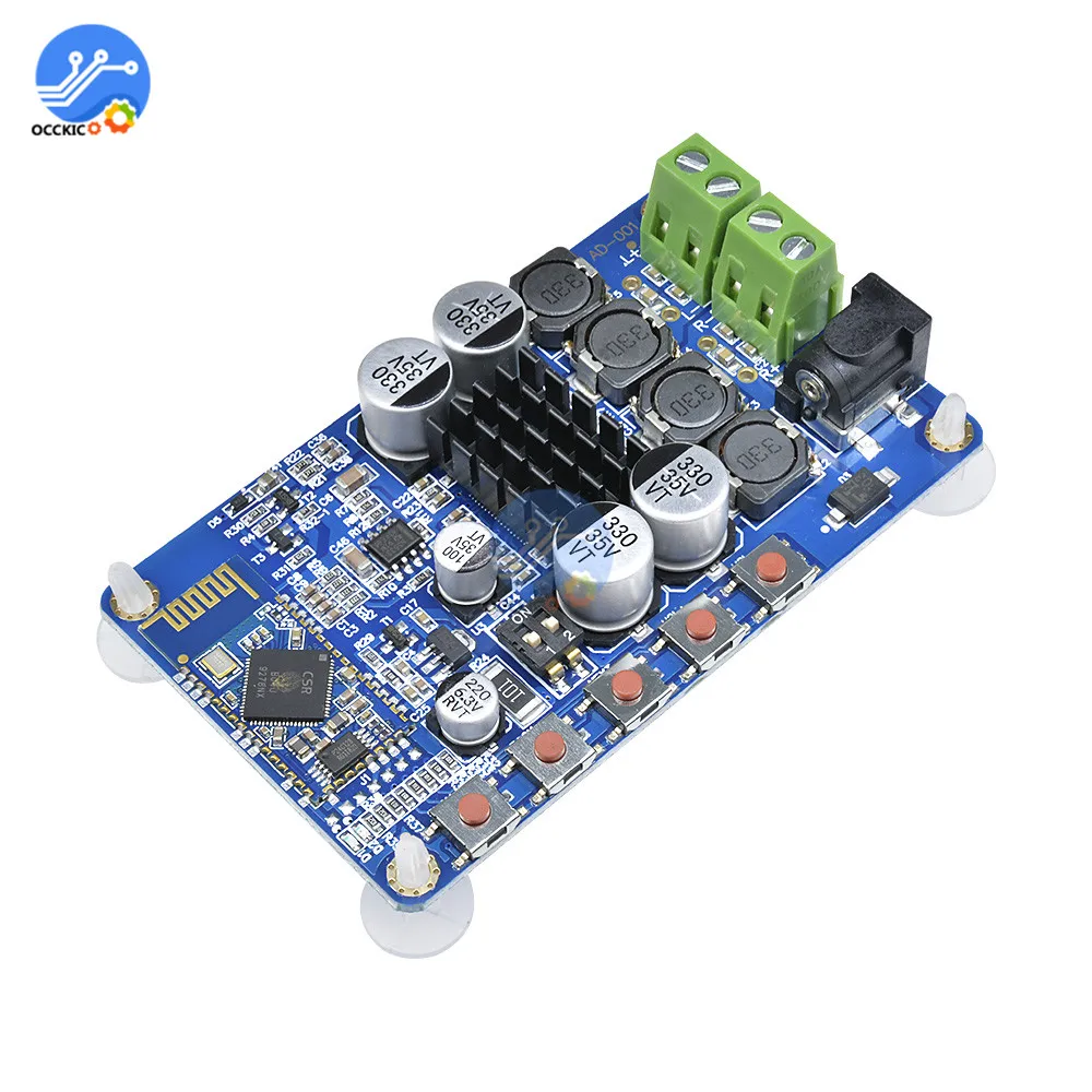 Плата цифрового усилителя TDA7492P Bluetooth 4 0 2x50 Вт 8 25 В постоянного тока|Операционные