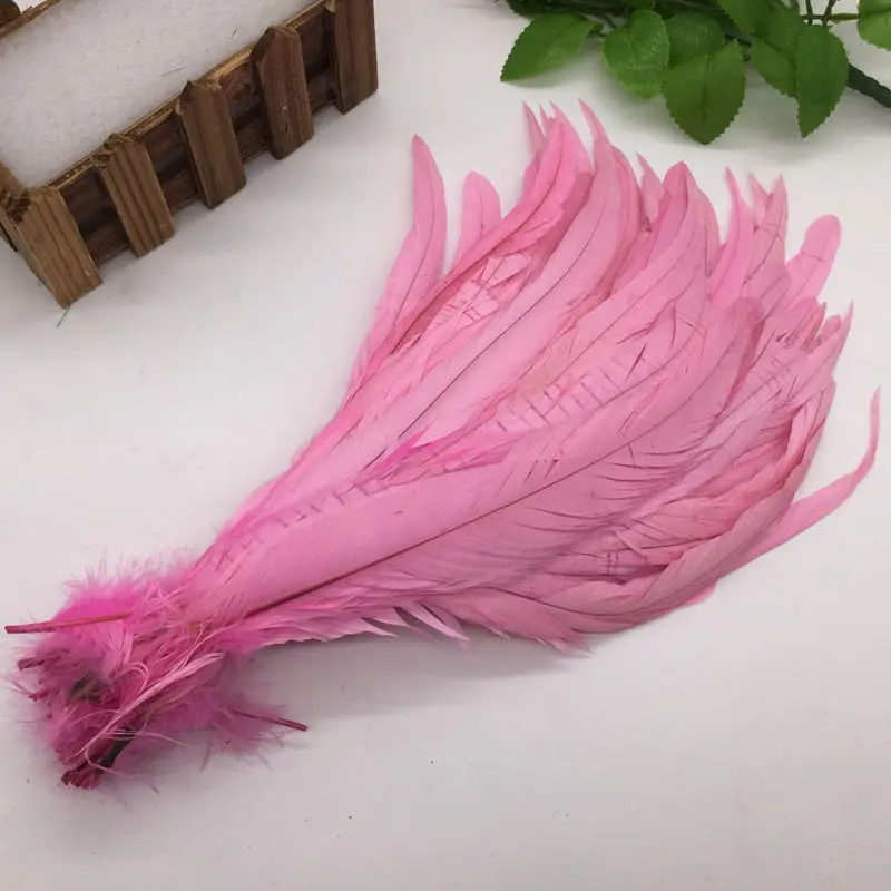 Бесплатная доставка 100 цветных перьев большого петуха используются для