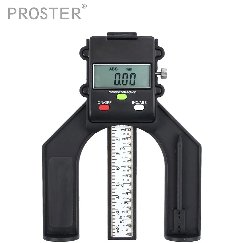 

0-80mm Trend Digital Depth Caliper Gauge Vernier Digital Height Caliper With 3 Measurement Units Locking Screw for Woodworking