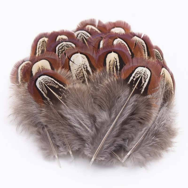 

100Pcs 6-7.5cm Natural Pheasant Feather Clothing Hat Necklace earrings accessories wedding party Decorative Feather YM-1