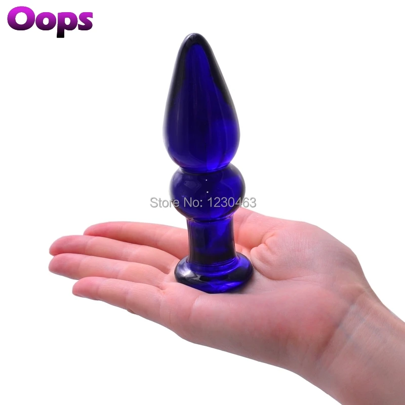Хрустальные шарики Pyrex Анальная пробка Анальный вибратор G-Spot Массажер клитора