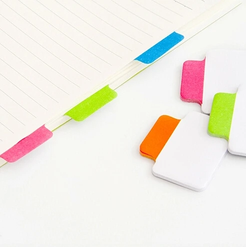 6 упаковок/партия разноцветный самоклеящийся стикер с индексом 50*42 мм