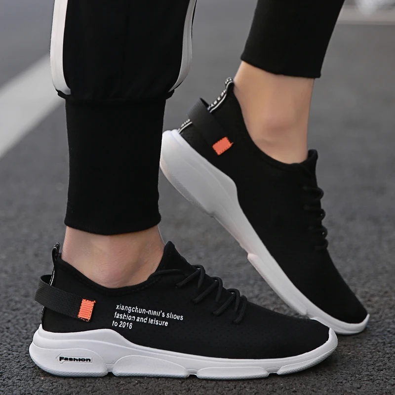 Vogue Breathable Mesh Men Casual Shoes Comfortable Lace-up Man For Summer Nice Male Adult Vulcanized Footwear | Обувь
