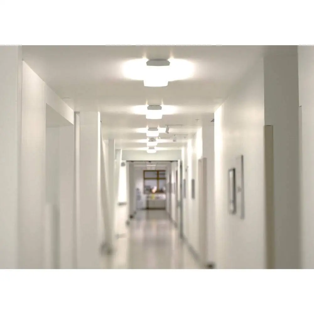 4ft LED Wrap around Ceiling Tube Lights Flush Mount Lighting Fixture 72W Light for Garage Workshop Office Warehouse 4pack | Лампы и