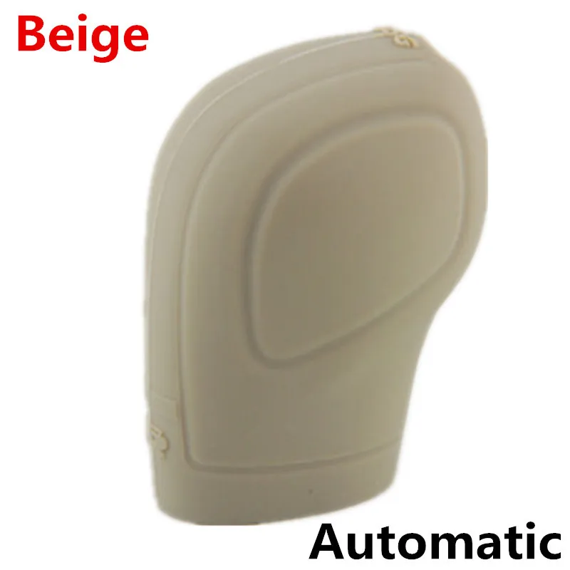 Beige Gear Автомобильный рычаг переключения передач, силиконовый чехол, чехол для ручного тормоза для VW Golf 6 GTI DSG Jetta Tiguan POLO BORA Passat B7 Tiguan Touran - Название цвета: Beige Gear