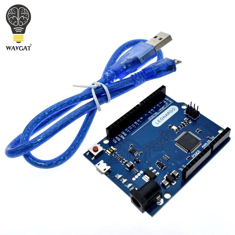 Макетная плата WAVGAT Leonardo R3 + USB кабель ATMEGA32U4 Project|Интегральные схемы| |