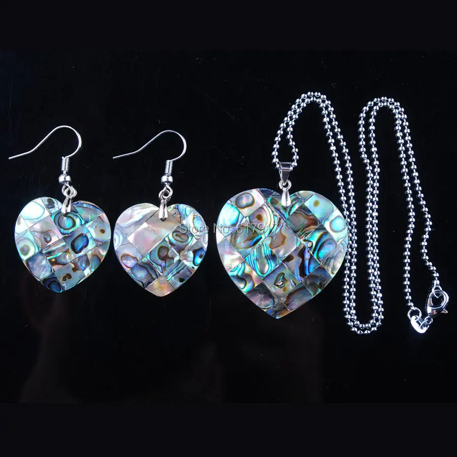 Серьги-подвески TQ3002 женские Ювелирный Комплект из натуральных новозеландских