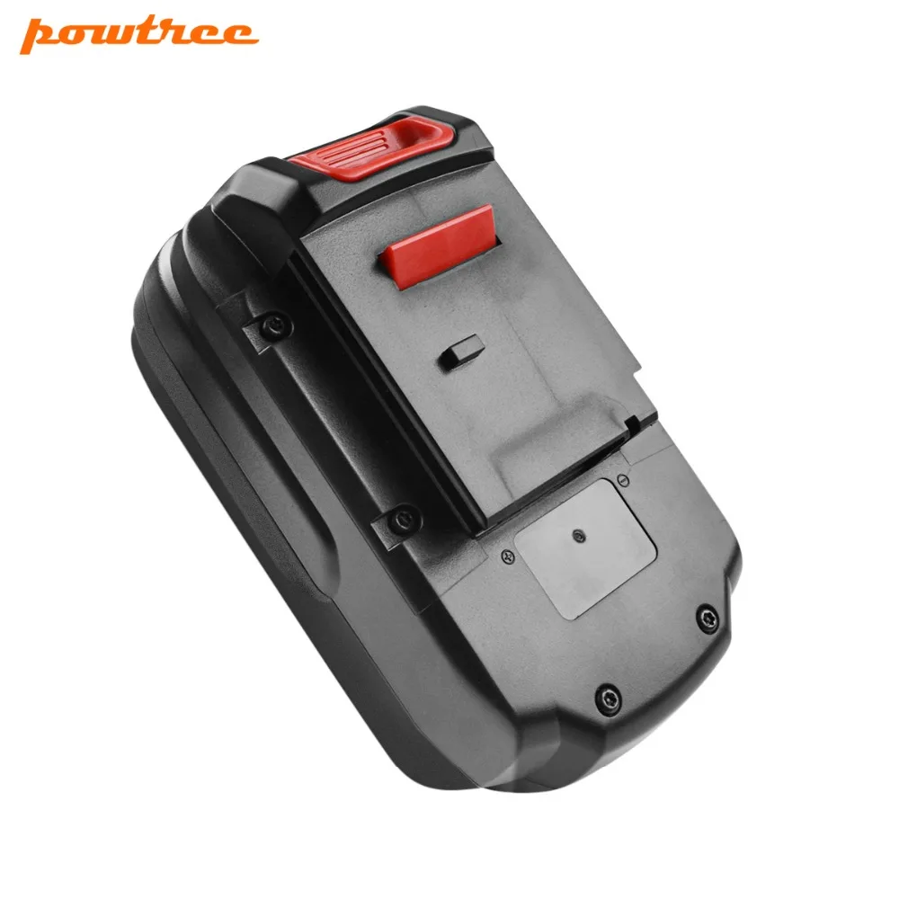 Powtree For Porter Cable 18V 2000 mAh PC18B Rechargeable Power Tools Battery Replacement PC18SS PC18JR PC18JS PC18FL PCC581B | Электроника
