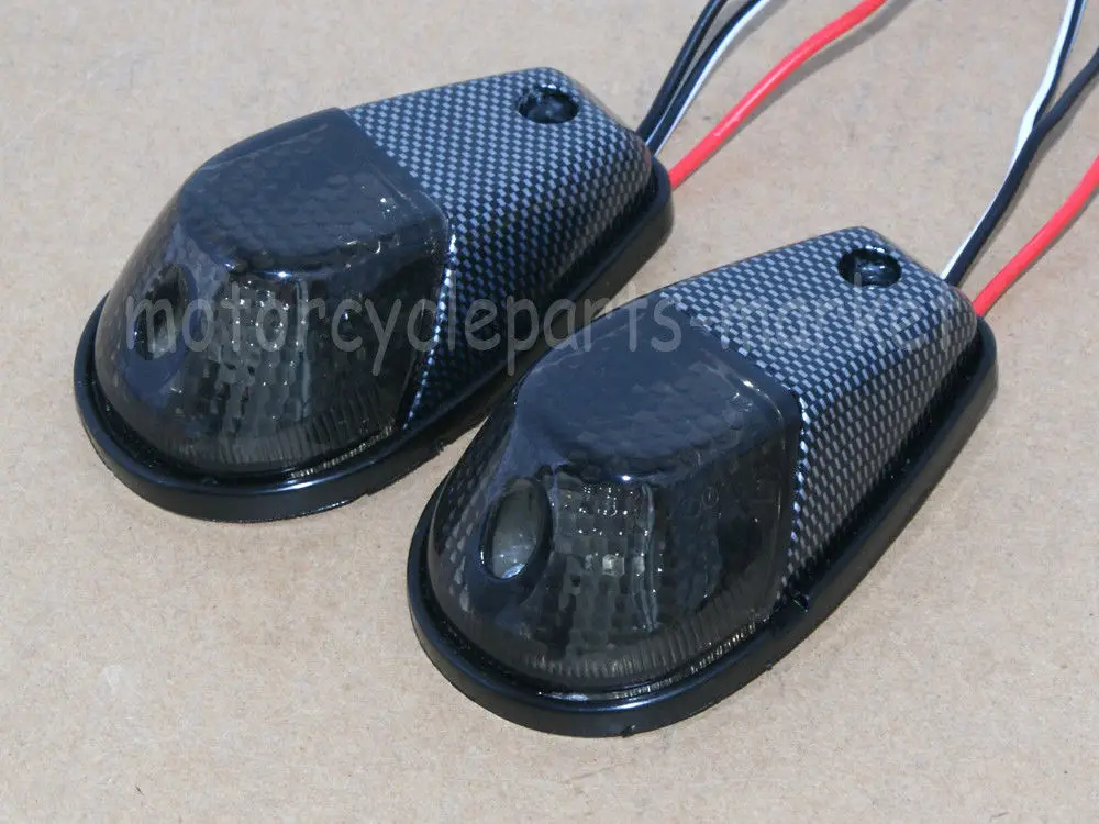 1 пара универсальных мотоциклетных поворотников с утапливаемым креплением для