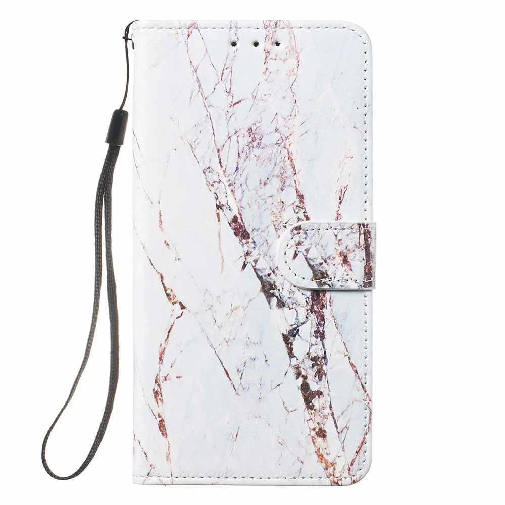 White Gravel Милый чехол-кошелек с рисунком для телефона huawei Honor 7S Play 8A P30 P20 Lite Y5 Prime Y6 Y7 Pro View 20 - Цвет: White Gravel