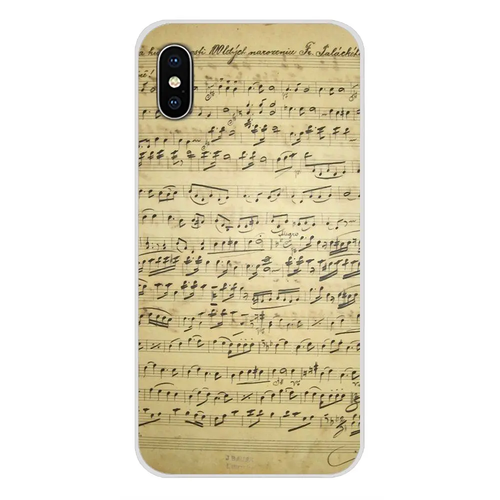 Прозрачные ТПУ чехлы накладки для скрипки и музыкальных нот Xiaomi Mi4 Mi5 Mi5S Mi6 Mi A1 A2 5X 6X