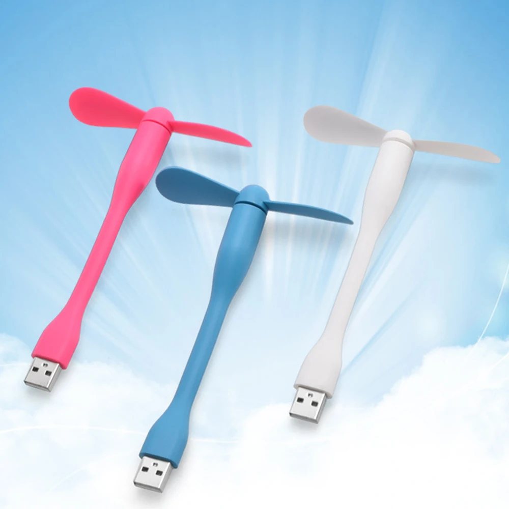 Гибкий USB вентилятор портативный путешествия мини гаджеты для компьютера